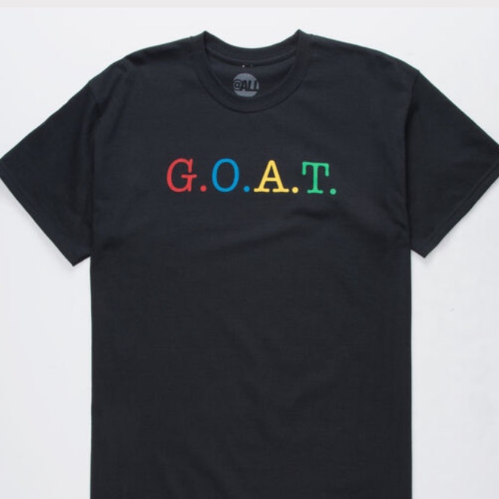 GOAT Shirt Greatest of All Time Youth Black